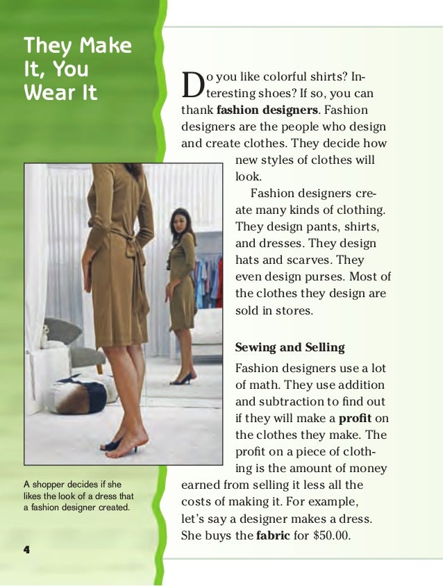 How fashion designers use math