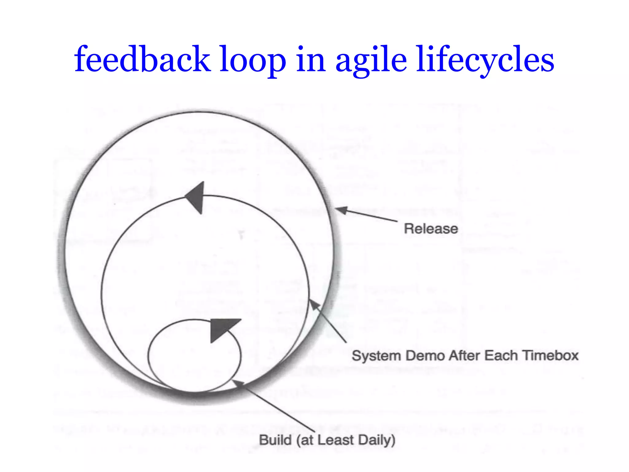 feedback loop in agile lifecycles
 