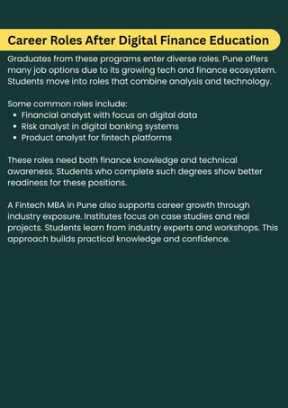 How Finance and Digital Innovation Degrees Are Shaping Careers in Pune ...