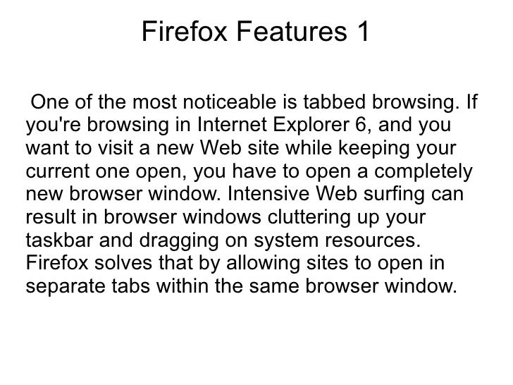 How Firefox Works