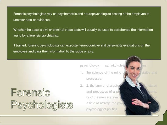 How Forensic Psychiatrists and Psychologists Can Help During Employee…