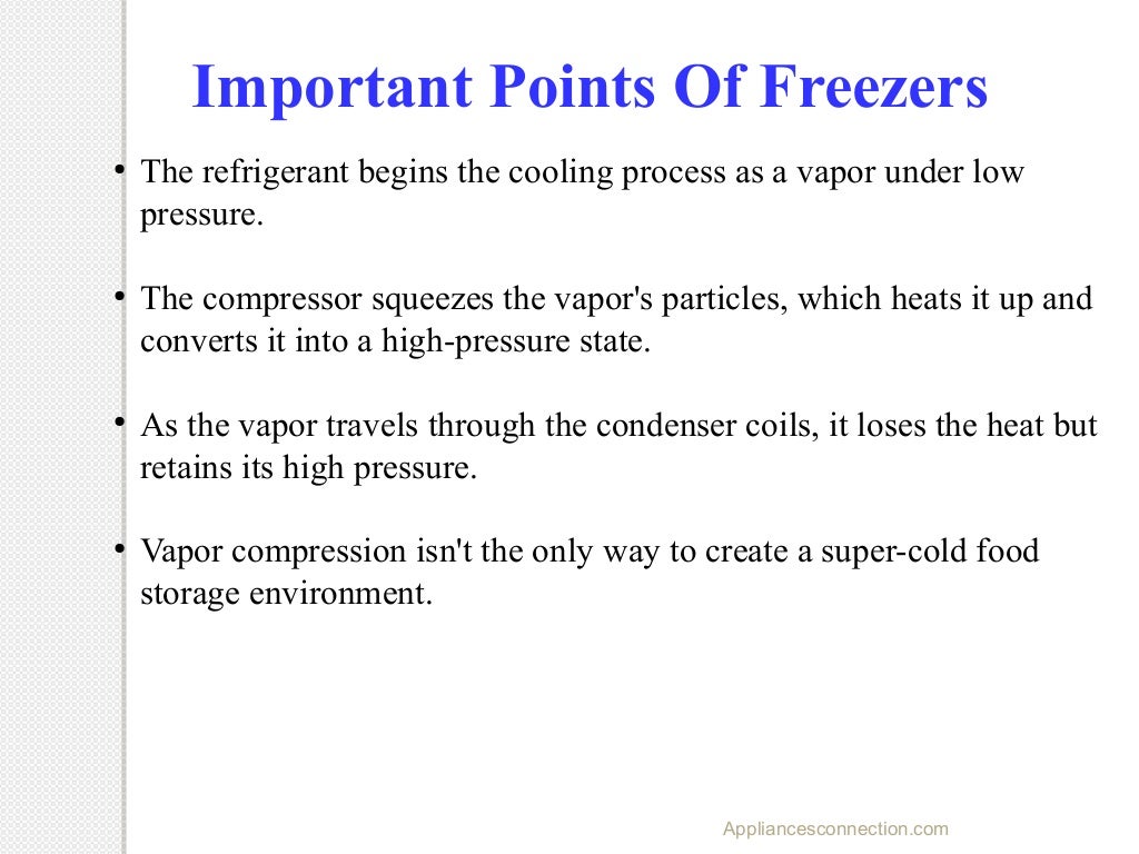 How freezers work
