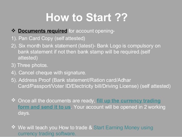 How forex trading works in india
