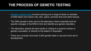 How Genetic Screening Test Is Done | PPTX