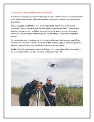How GIS Drone Consulting Is Revolutionizing Land Surveying in the USA | PDF