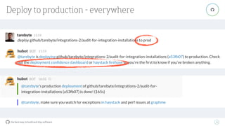 the best way to build and ship software
Deploy to production - everywhere
39
"
 