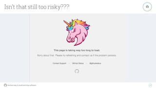 the best way to build and ship software
Isn’t that still too risky???
48
"
 