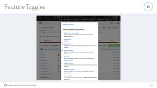 the best way to build and ship software
Feature Toggles
50
"
 
