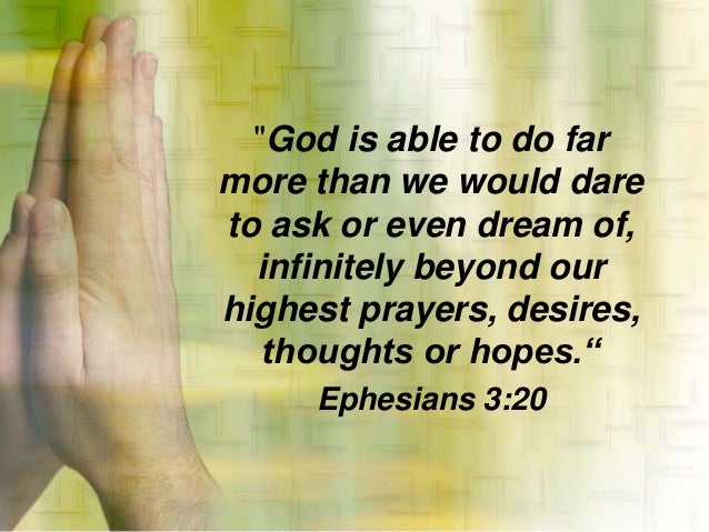 God Is Able To Do More Than Man Can Understand Idlehearts