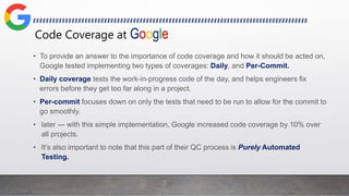 How google crush Quality Assurance | PPTX