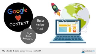 Why should I care about writing content?
 