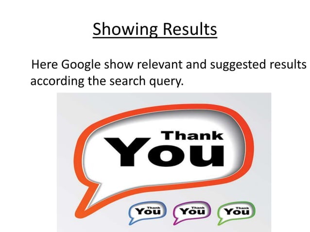 How goole search engine work | PPTX
