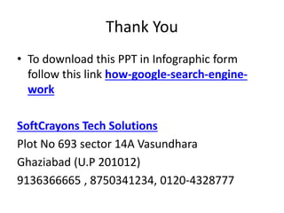 How goole search engine work | PPTX