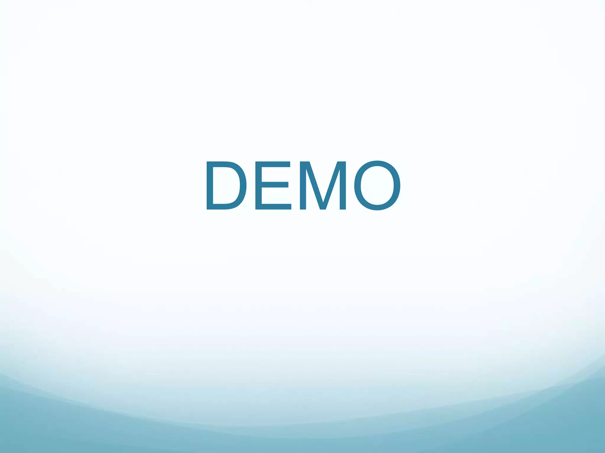 DEMO
 