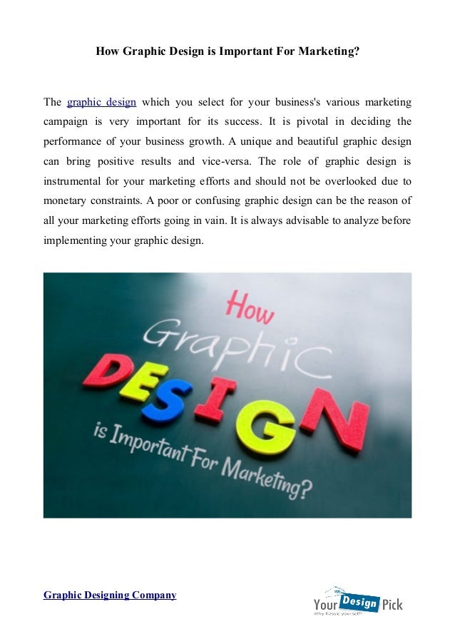 The Importance Of Graphic Design An Art