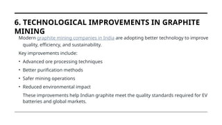 How Graphite Mining Companies in India Support EV Batteries.pptx