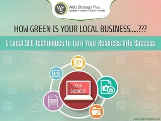 5 SEO Techniques To Turn Your Locally Business Into Success