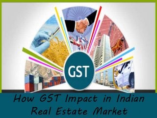 How GST Impact in Indian
Real Estate Market
 
