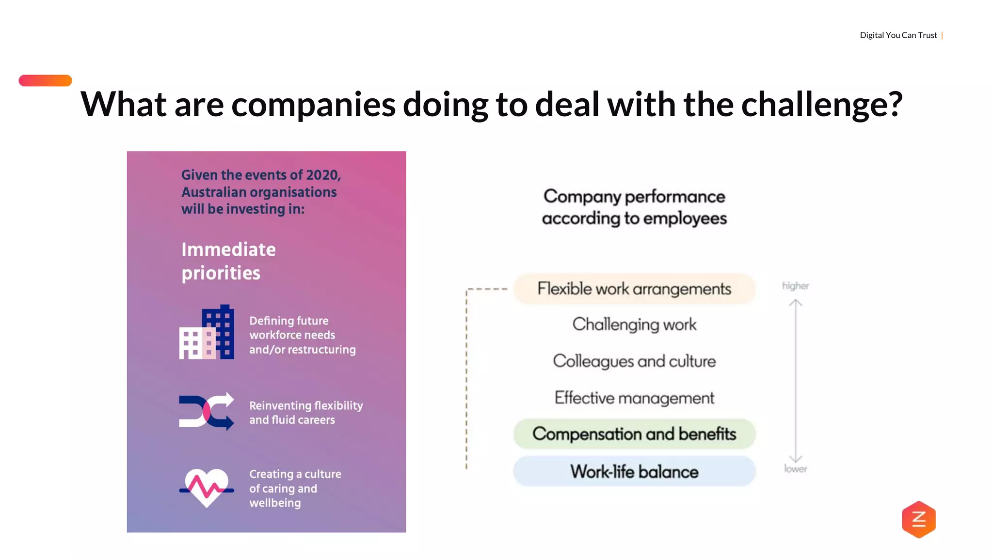 Digital You Can Trust |
What are companies doing to deal with the challenge?
 