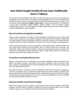 How Helical Insight Handles BI Use Cases Traditionally Done in Tableau.pptx