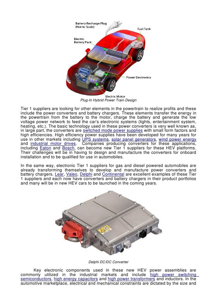 How hev technology is shaping tier 2 automotive suppliers