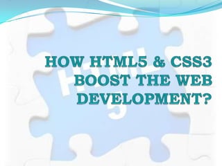 HTML5- The Boosting Era of Web Development