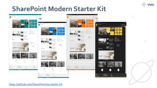 SharePoint Modern Starter Kit
https://github.com/SharePoint/sp-starter-kit
 