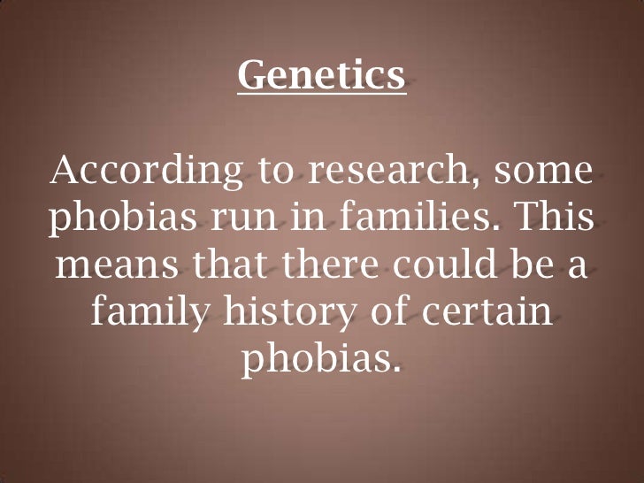 history of phobias
