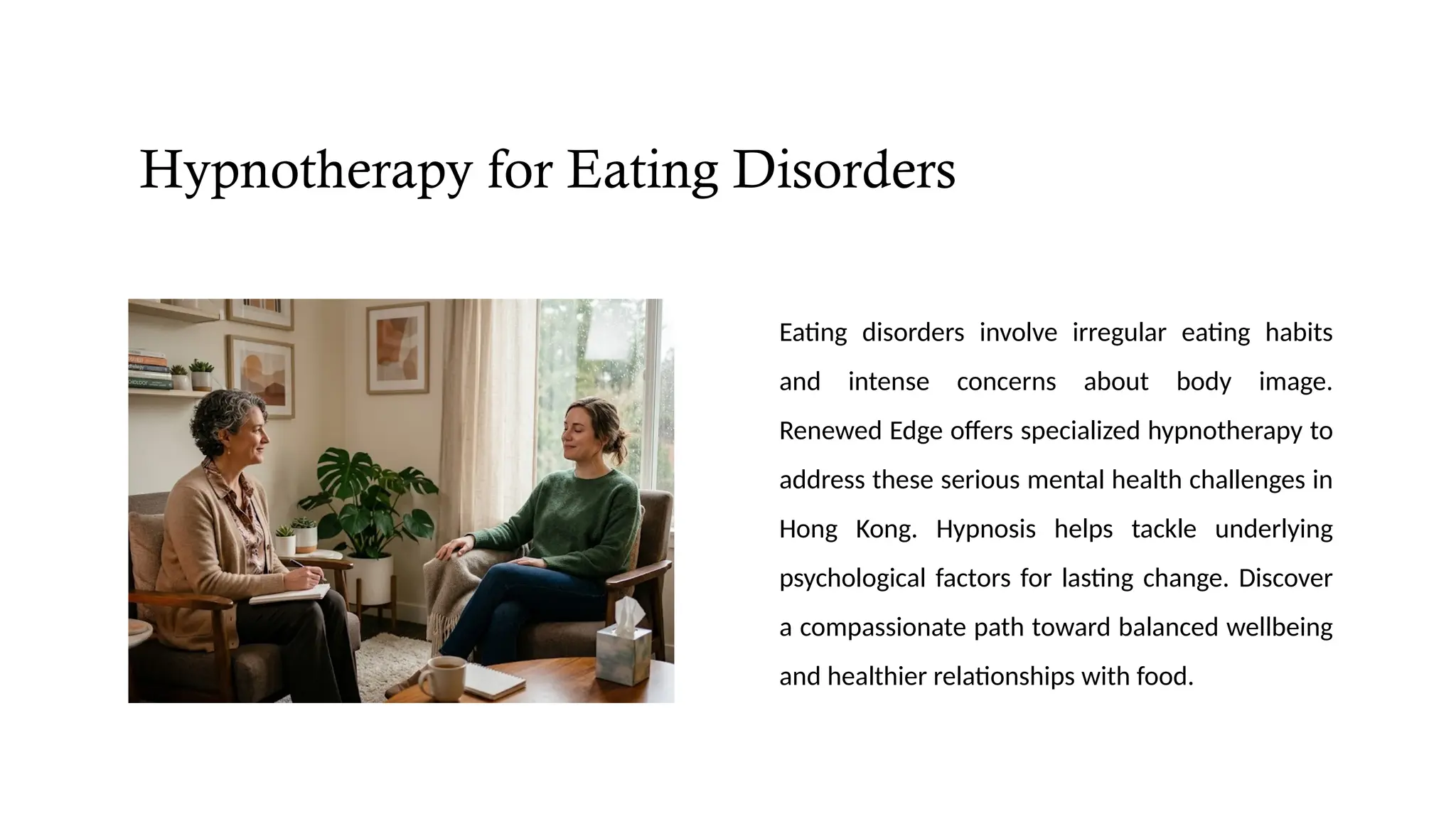 How Hypnotherapy Helps with Eating Disorders
