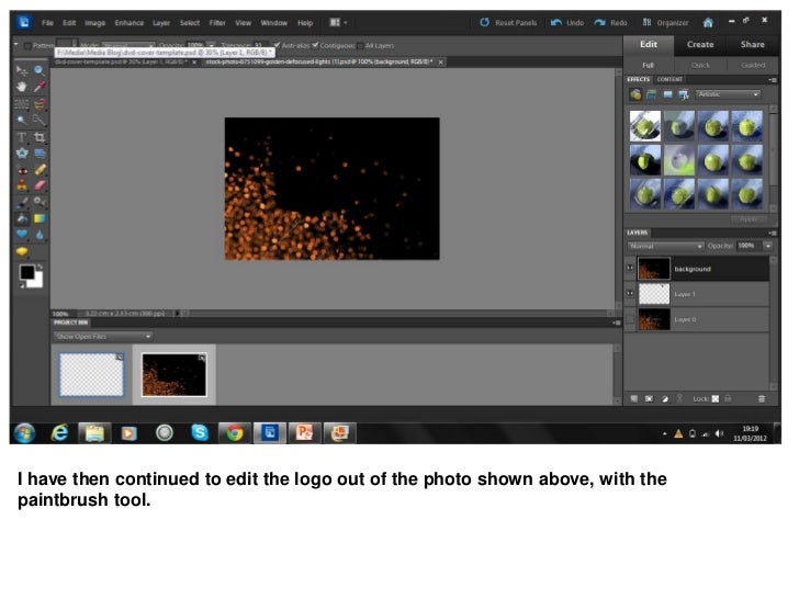 How i created my dvd cover using