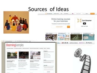 Sources of Ideas
 