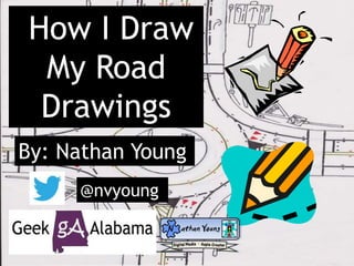 How I Draw
My Road
Drawings
By: Nathan Young
@nvyoung
 