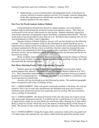 Howie's cafe caper | PDF