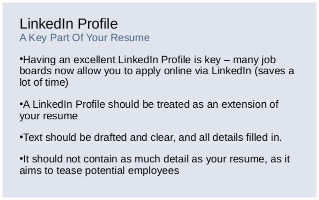 profile in resume