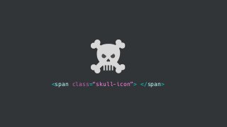 <span class=“skull-icon”> </span>
 