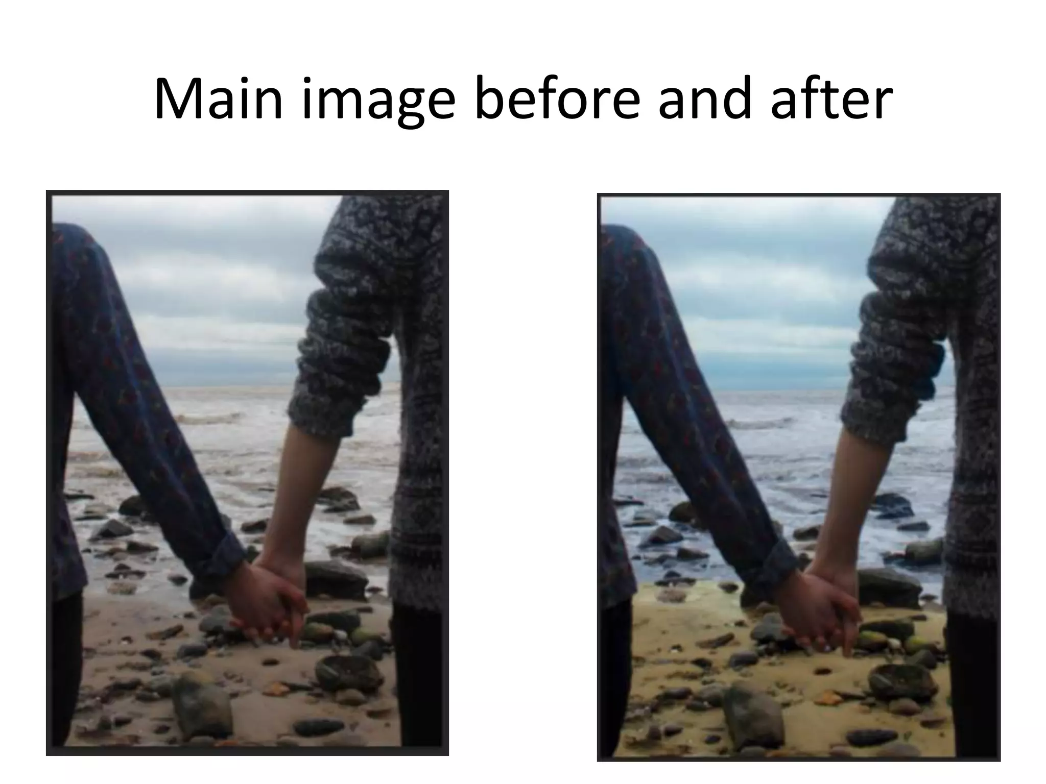 Main image before and after
 