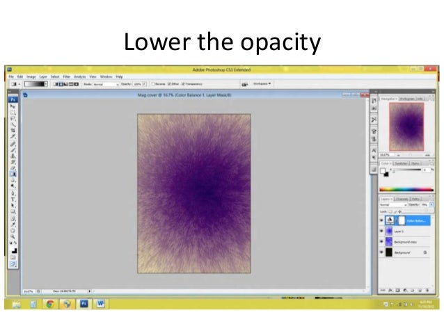 How i made my magazine cover background