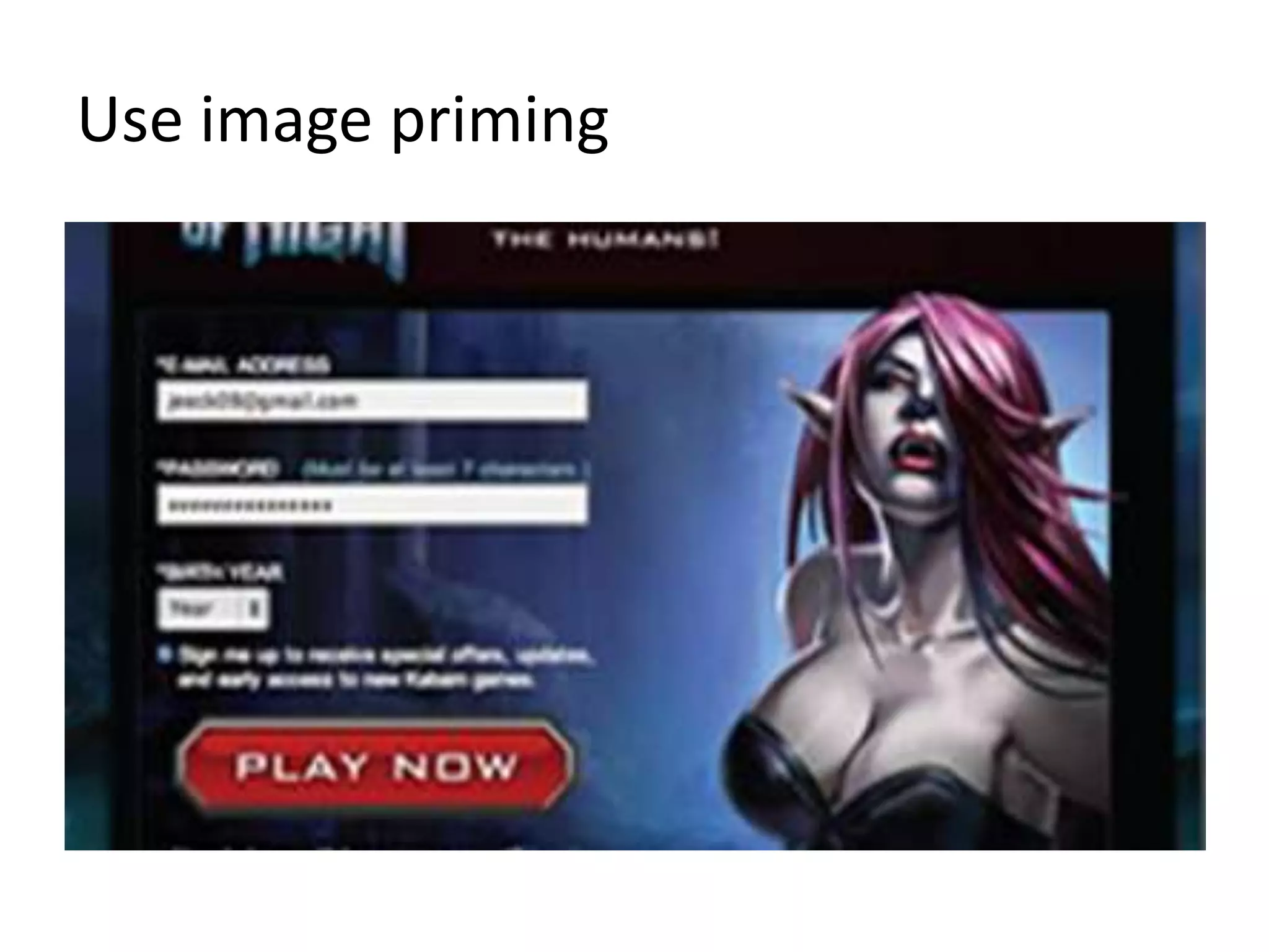 Use image priming
 