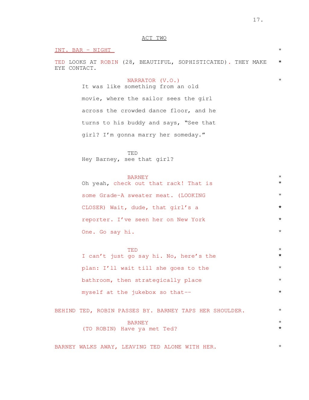 dexter pilot script dexter pilot script