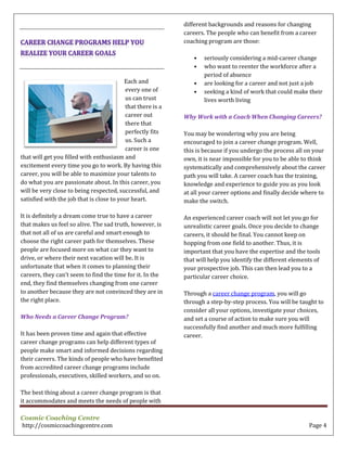 How important is career planning