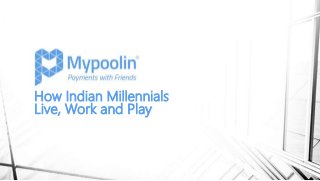 How Indian Millennials
Live, Work and Play
 