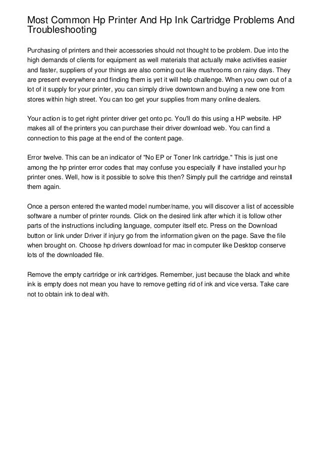 most common ink cartridges