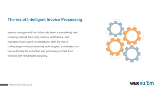How Intelligent Document Processing can Streamline Invoice Processing ...