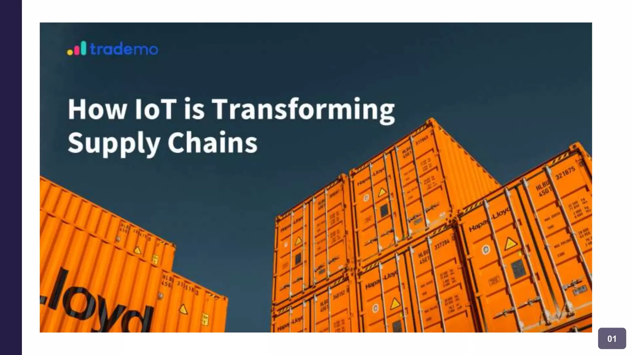 How io t is transforming supply chains | PPTX