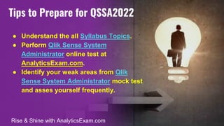 Qssa Routine How I Pass Qlik Sense System Administrator (QSSA2022) Exam? | PDF