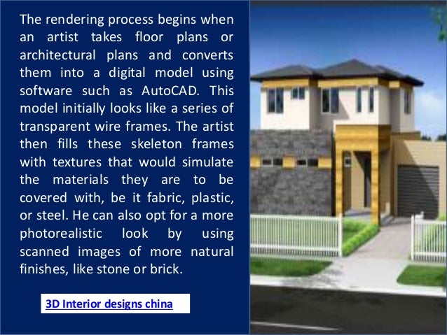 How is 3 d interior rendering done | PPTX