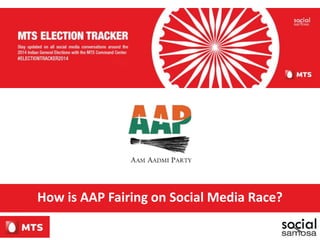 How is AAP Fairing on Social Media Race?
 