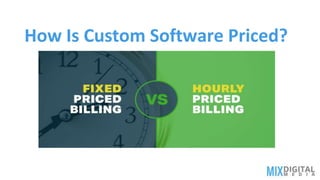 How Is Custom Software Priced?
 