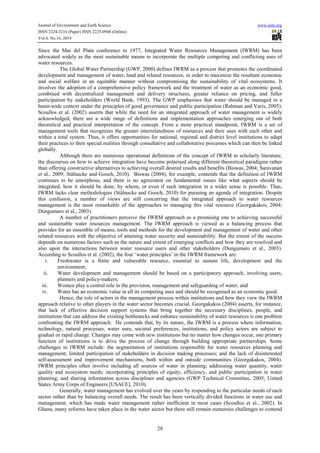 How is integrated water resources management working at the local level ...