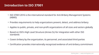 How ISO 37001 Prevents Corruption in Business Authoritative Compliance ...